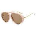 Oversized Women Sunglasses Fashion Large Size Yellow Lens Sun Glasses designer luxury 2024 UV Protection #300864