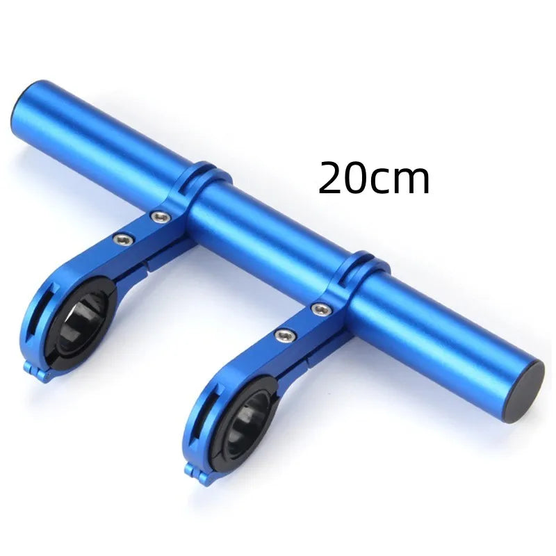 10/20/30cm Bicycle Handlebar Extended Bracket MTB Headlight Mount Extented Bar Road Mountain Bike Handlebar Extender Rack Parts