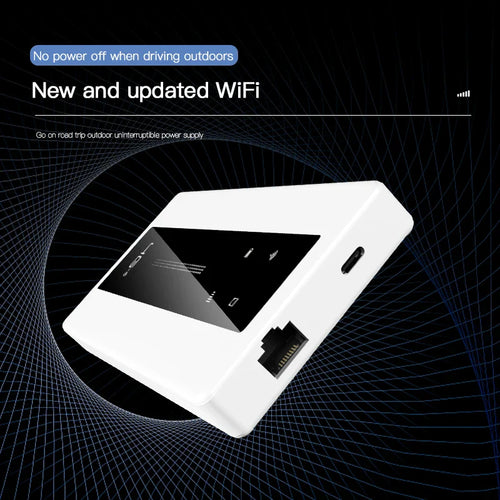 10000mAh 4G LTE Portable Router 150Mbps 2.4GHz Wi-Fi Hotspot CAT4 with Ethernet Port, WPS & Type-C Charging