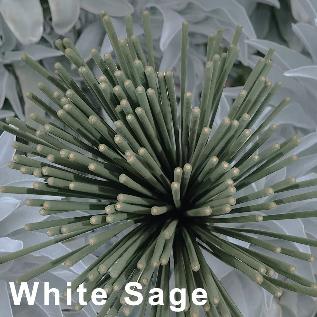 White Sage Lavender & Mint Aromatherapy Incense Coils for Patio, Porch, Poolside & Camping
