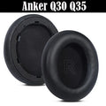 1 Pair Soft Foam Leather Ear Pads Replacement Cushions for Over-Ear Wireless Headphones