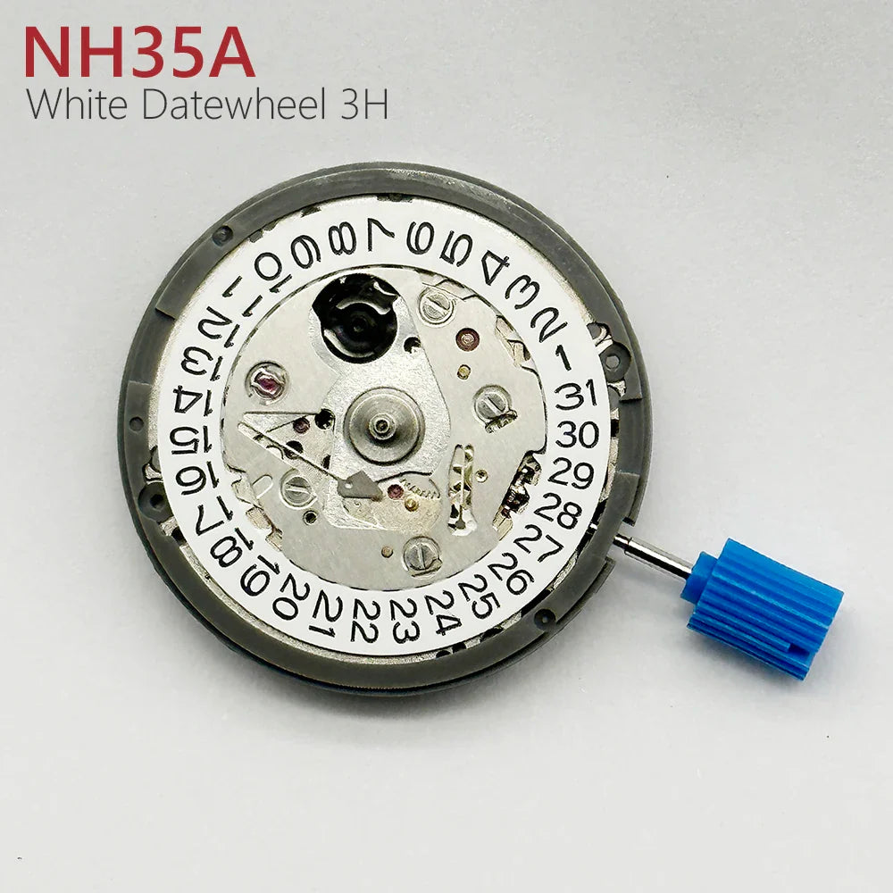 Automatic 24-Jewel Self-Winding Watch Movement with Date at 3:00 — High Accuracy, 41-Hour Power Reserve