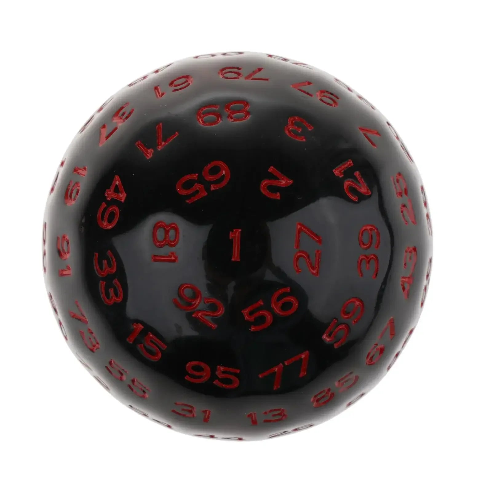 100-Sided D100 Acrylic Dice 48mm / 1.89in Polyhedral RPG Tabletop Game Accessory