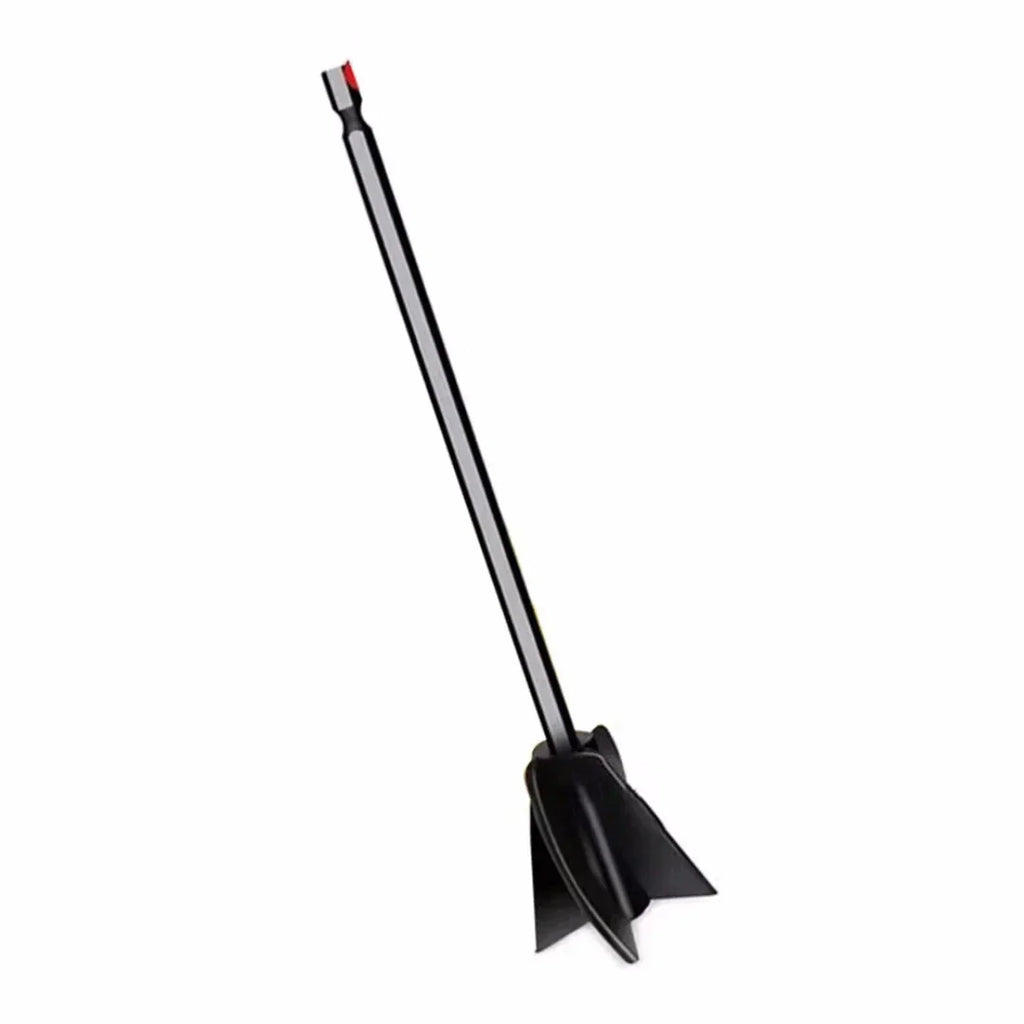 Epoxy Mixer Drill Attachment Paddle 6.5in (16.5 x 3.5 cm) Resin Paint Stirrer - Red
