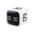 Gravity Flip Digital Timer with Silent Vibration and Sound Alarm, Adjustable 5–60 Minute Countdown for Cooking, Study & Work
