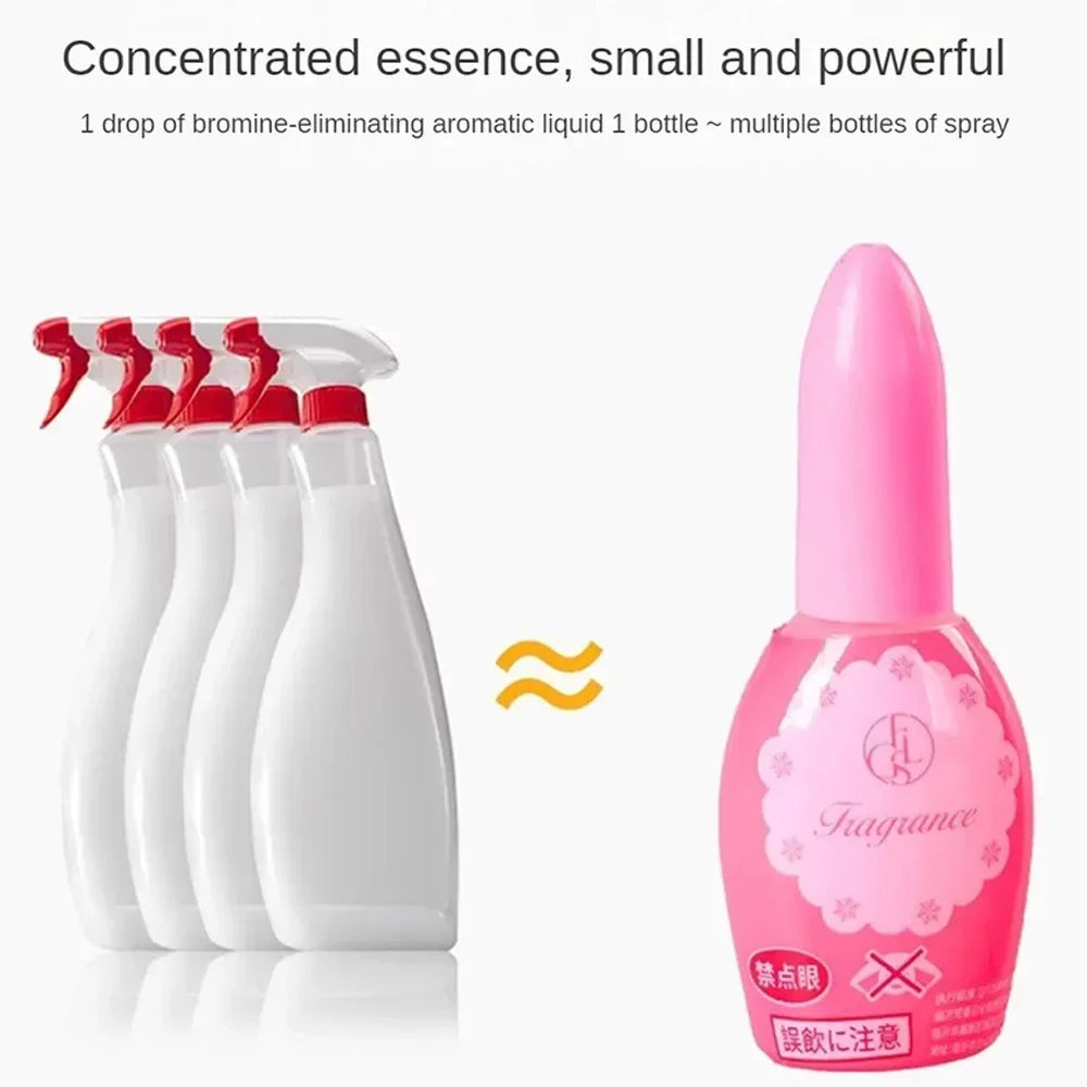 Toilet Deodorizer 20ml Concentrated Anti-Bacterial Air Freshener for Bathroom, Drain & Trash Can - Long-Lasting Aromatherapy