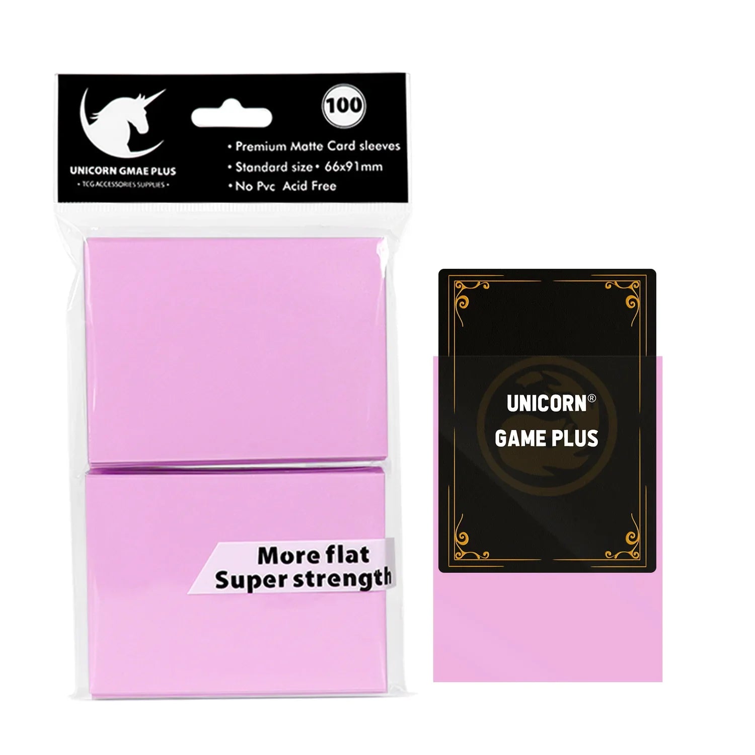 100-Pack Matte Card Sleeves 66 x 91 mm (2.6 x 3.6 in) – Standard TCG Trading Card Protectors for Tarot & Board Games
