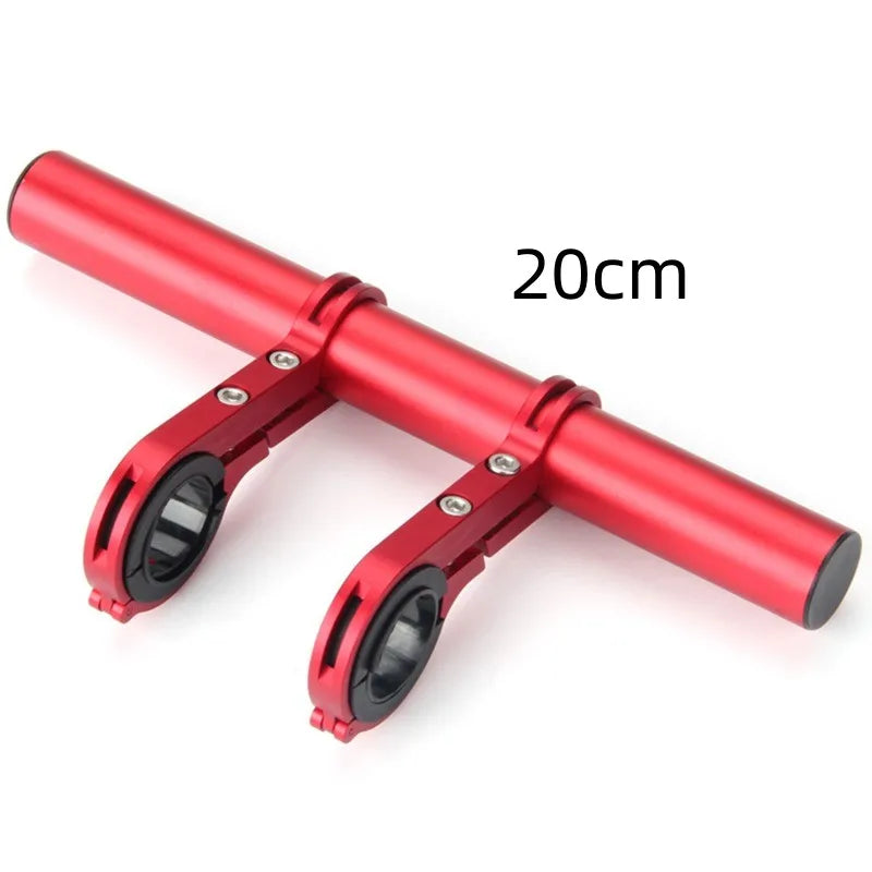 10/20/30cm Bicycle Handlebar Extended Bracket MTB Headlight Mount Extented Bar Road Mountain Bike Handlebar Extender Rack Parts