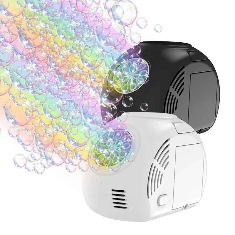 Handheld Outdoor Bubble Launcher — Light-Up Bubble Blower Toy for Kids (No Battery Required)