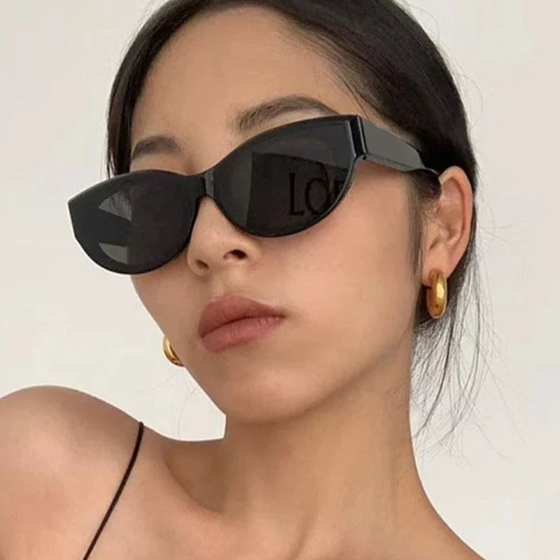 1/4pcs New Fashion Casual Cat Eye Sunglasses Vintage Brand Designer Sun Glasses Female Multi Color Eyewear UV400 Gafas De Sol