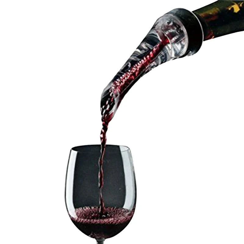 1/2 Pack Wine Aerator Pourer – Fast Aerating Bottle Spout for Red Wine, Drip-Free Pourer and Stopper