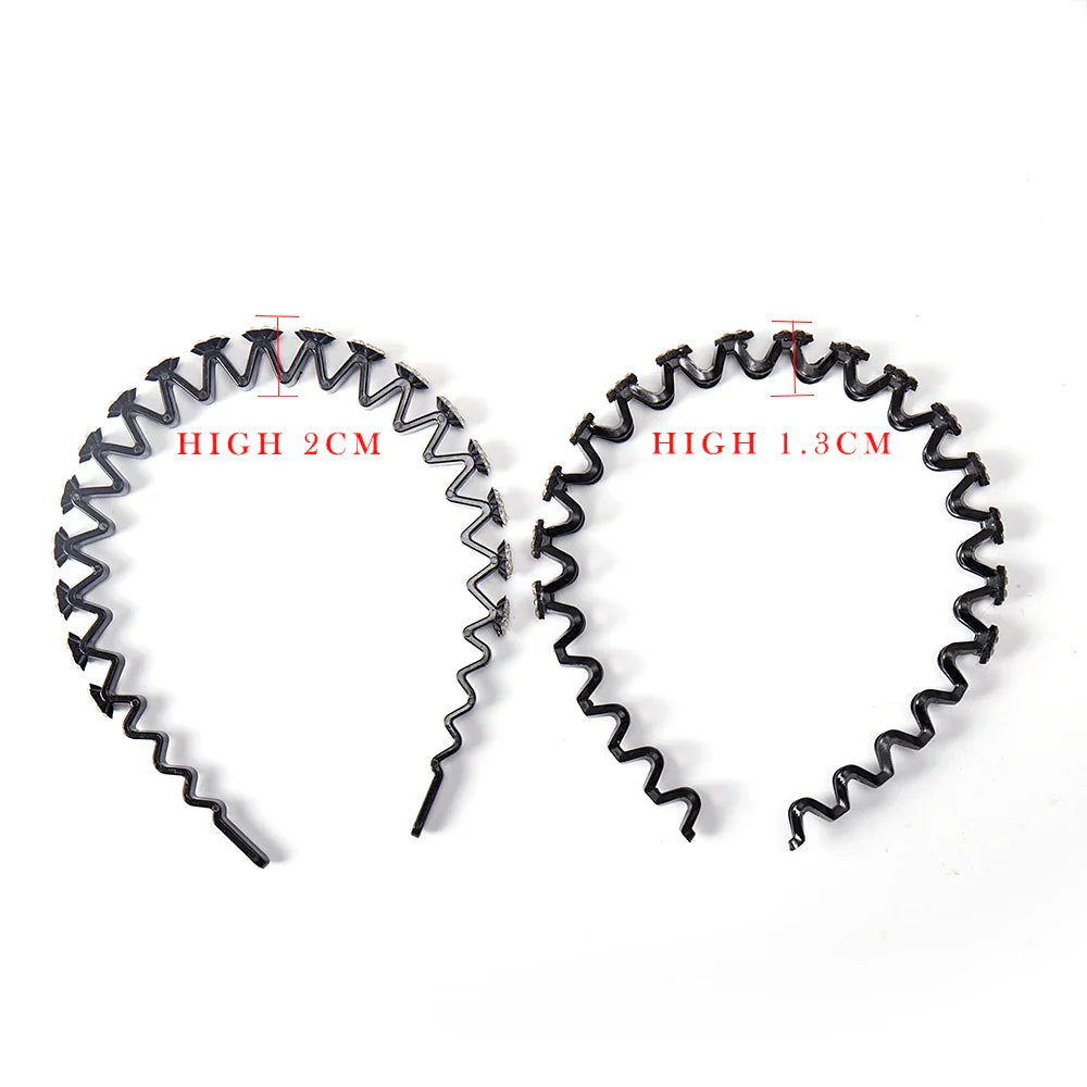 Pearl Rhinestone Non-Slip Elastic Flower Headband for Girls & Women