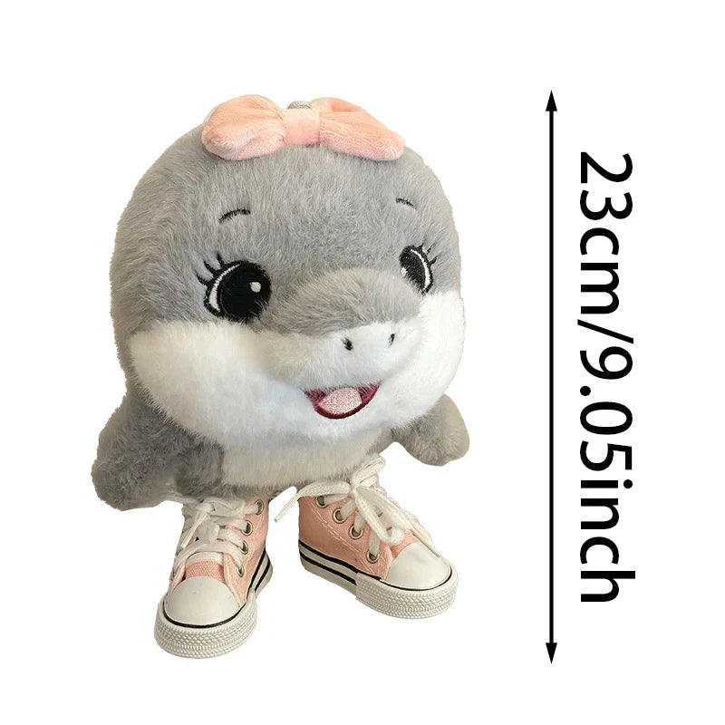 Tralala Plush Doll 9 in (23 cm) Soft Stuffed Toy - Blue/Pink, PP Cotton, Unisex Gift