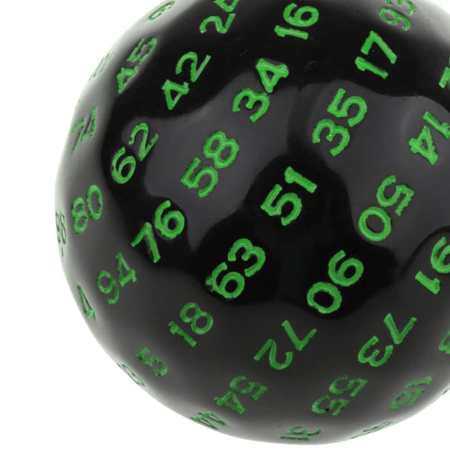 100-Sided D100 Acrylic Dice 48mm / 1.89in Polyhedral RPG Tabletop Game Accessory