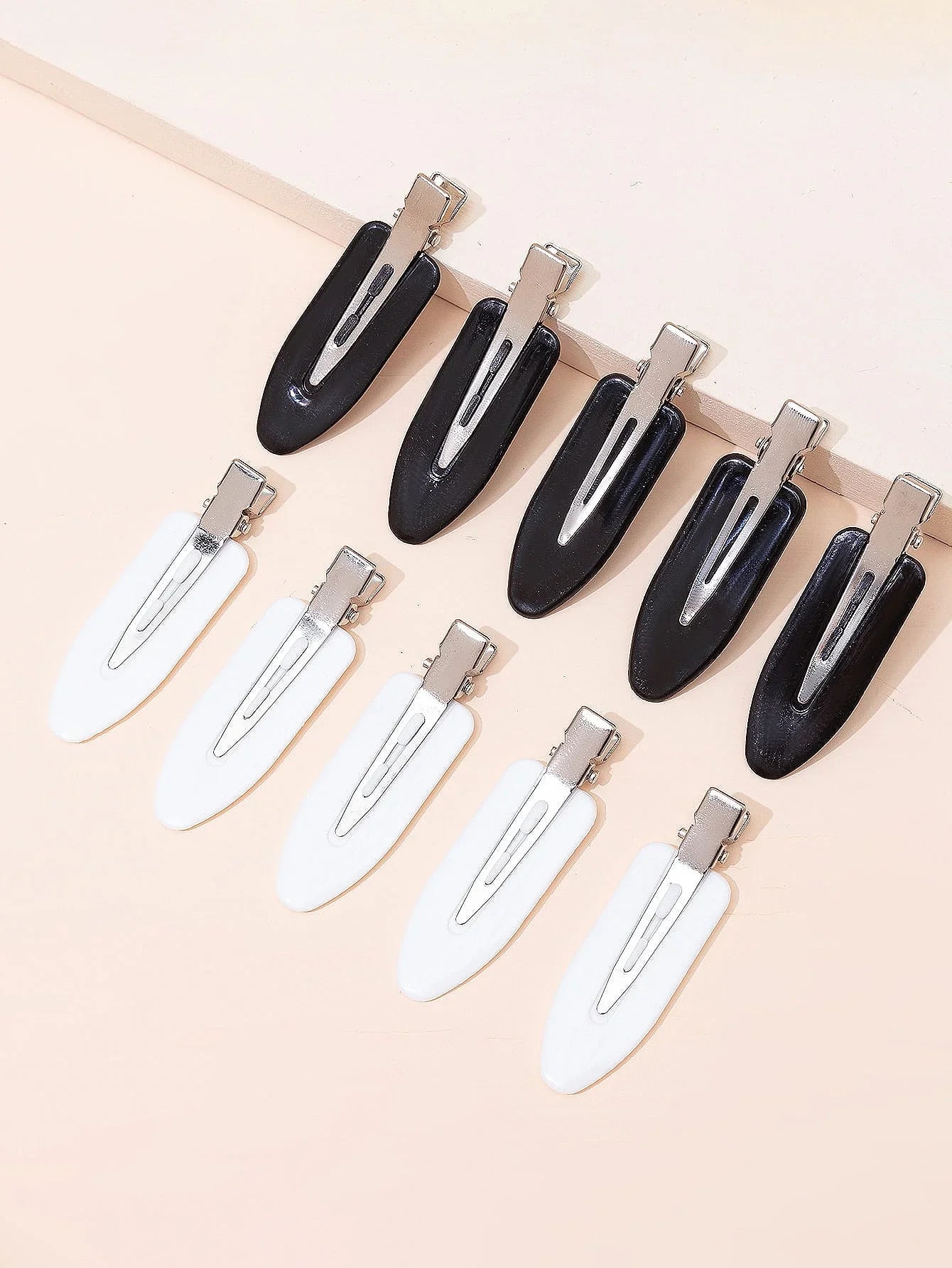 10-Pack No-Bend Seamless Hair Clips Side Bangs Barrettes for Makeup & Face Washing Women’s Styling Hairpins