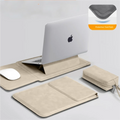 PU Laptop Sleeve with Built-in Stand 13–16 Inch — Slim Protective Case