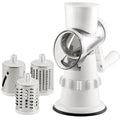 3-in-1 Vegetable Slicer Mandoline Manual Cutter, Round Chopper & Shredder for Potatoes, Fruits & Vegetables