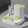 1-Pack Automatic Gravity-Fed Cat Water Dispenser & Feeder - Spill-Proof Large Capacity One-Piece Design