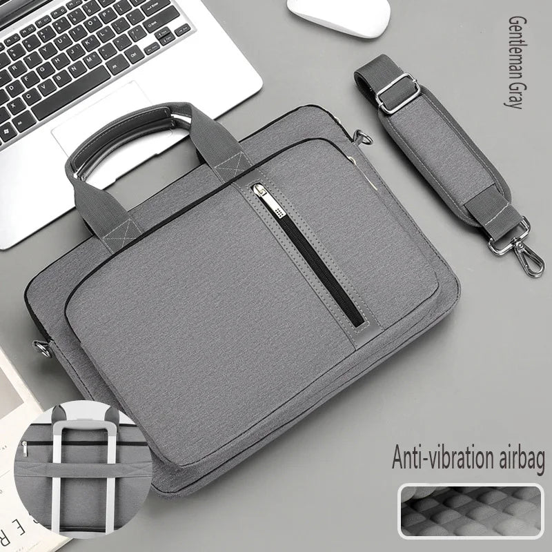 Laptop Sleeve Messenger Bag 13–17 Inch — Polyester Protective Case