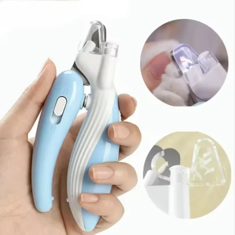 Professional Pet Nail Clippers for Cats & Dogs - Labor-Saving Stainless Steel Trimmer for Small Animals