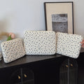 Quilted Flower Print Laptop Sleeve 11–15 Inch — Women & Unisex