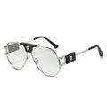 Classic Aviation Sunglasses Women Brand Designer Cattle Head Decoration Brand Designer Pilot Sun Glasses UV400