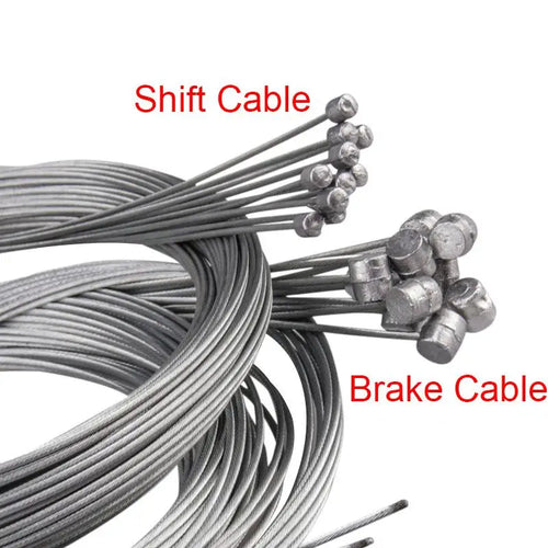 10/5/3/1PC 2M MTB Bicycle Brake Line Bicycle Speed Line Fixed Gear Shifter Gear Brake Cable Set Core Inner Wire MTB Road Bike
