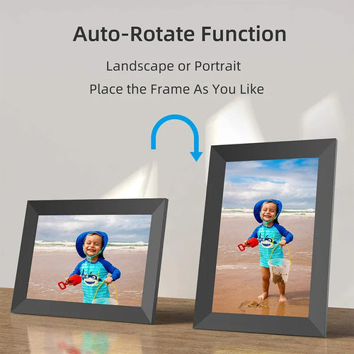 10.1-Inch (25.7 cm) WiFi Digital Photo Frame 1280x800 IPS HD Touchscreen, 64GB Cloud Smart Frame Wall-Mountable