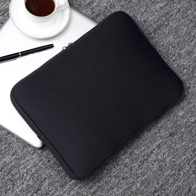 Padded Laptop Sleeve Double Zipper 11–15.6 Inch — Unisex Notebook Case