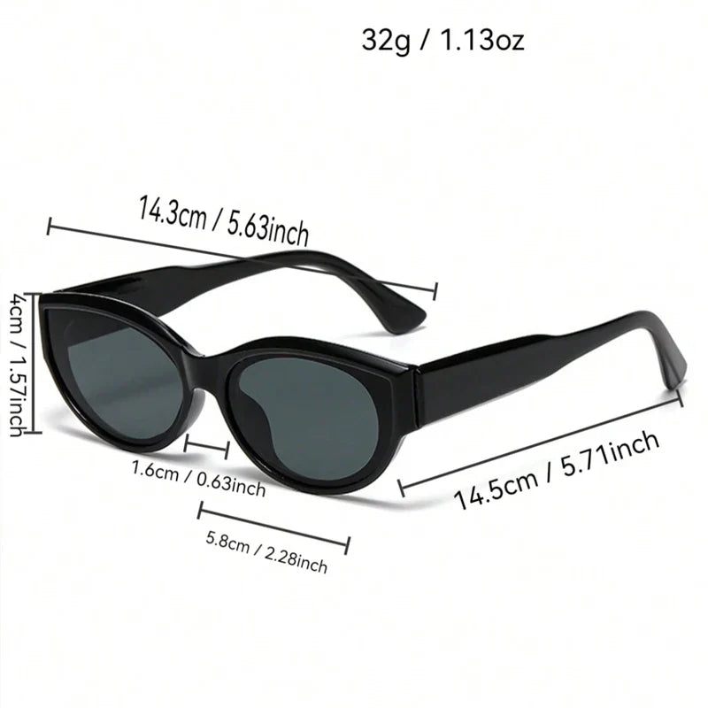 1/4pcs New Fashion Casual Cat Eye Sunglasses Vintage Brand Designer Sun Glasses Female Multi Color Eyewear UV400 Gafas De Sol