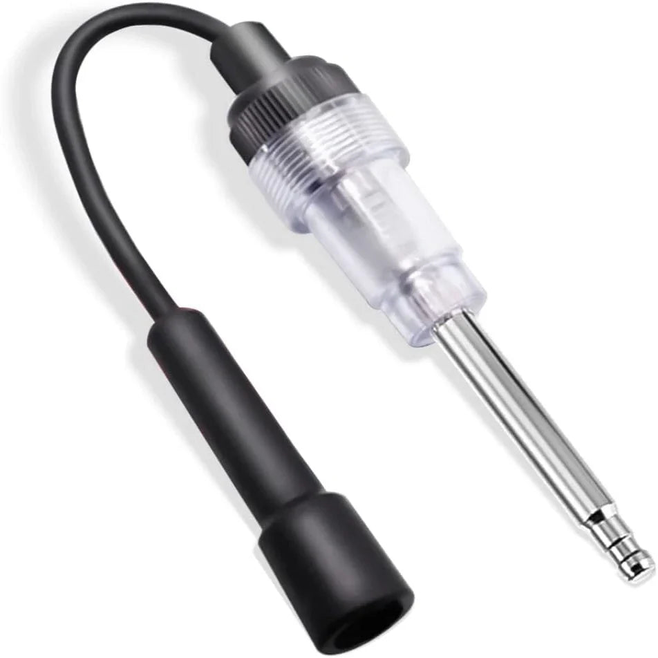 In-Line 12V Spark Plug Tester Ignition Coil Engine Test Light for Car Motorcycle Lawn Mower