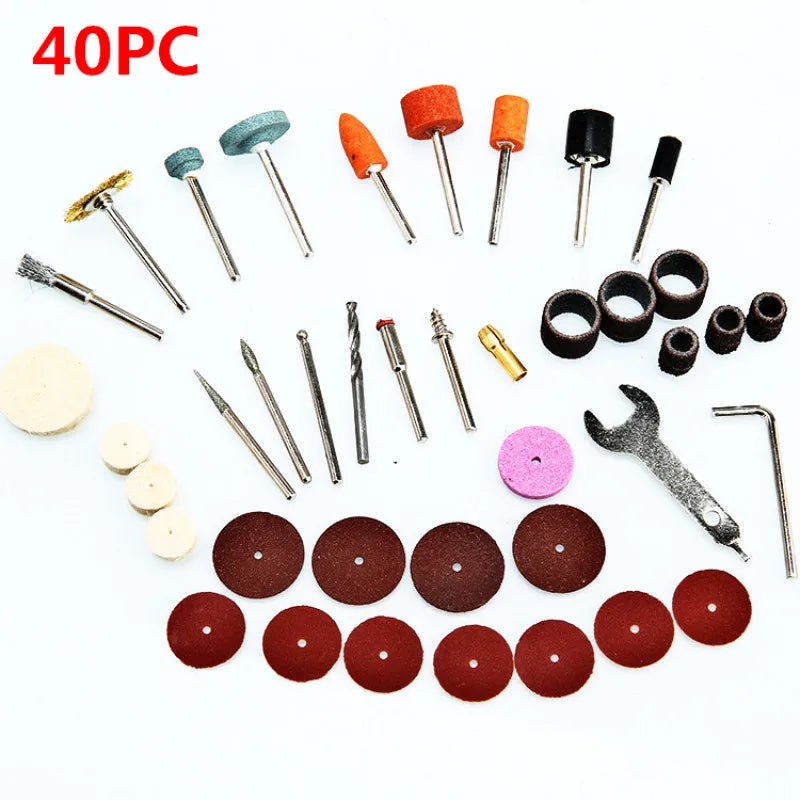 110/220V Electric Engraving Rotary Mini Drill Kit – 130W Variable Speed 5-Setting Grinder