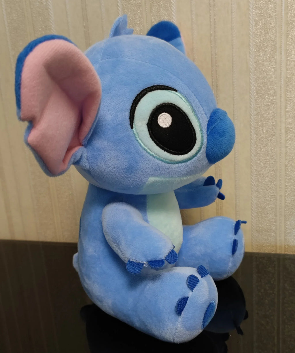 Stitch Plush Toy 10 in (25 cm) Soft Stuffed Doll — Blue & Pink Character Plush Gift for Kids