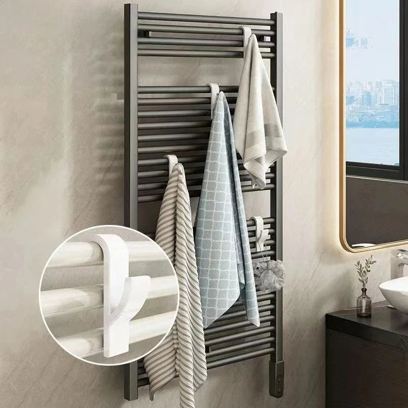 Single Radiator Towel Hook – Over-Heater Hanger Clips for Towels, Robes & Scarves