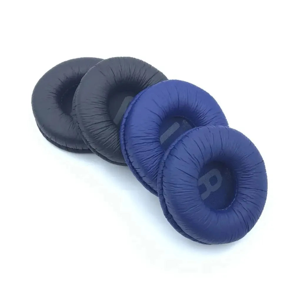 70mm (2.76in) Replacement Foam Ear Pads – Soft Protein Leather Headphone Cushions, 1 Pair (Headband Option)