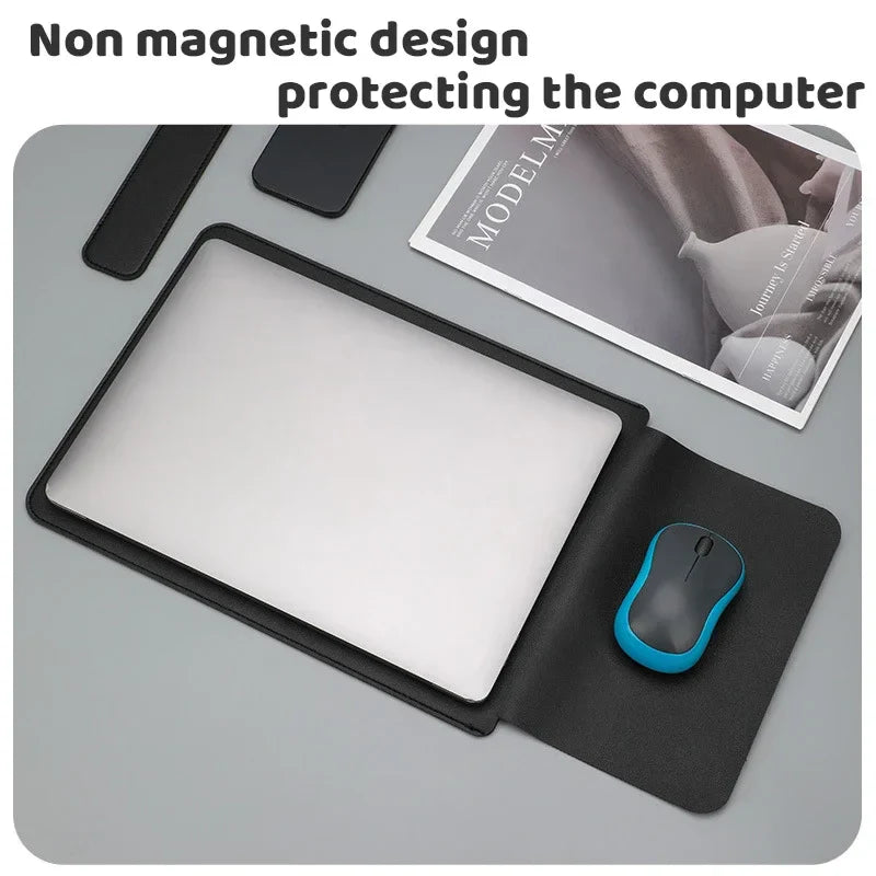 PU 13-Inch Waterproof Laptop Sleeve with Pen Case — MacBook Air/Pro