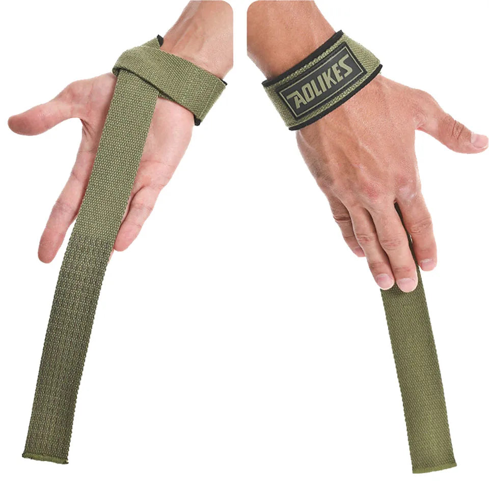 Adjustable Wrist Wraps for Weightlifting – Elastic Wrist Support Bands for Gym, CrossFit & Powerlifting (1 Pair)