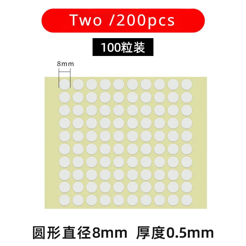 100/200/300/400 PCS Candle Wick Stickers - Heat Resistant Double-Sided Foam Adhesive Dots for DIY Candle Making