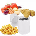 French Fry Cutter & Vegetable Slicer, Stainless Steel Potato Dicer & Veg Chopper