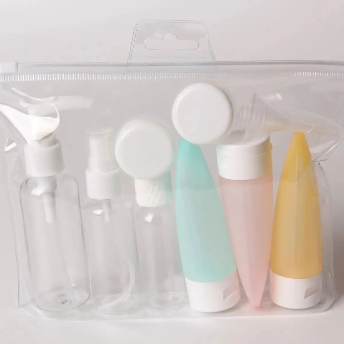 11-Pack Refillable Travel Bottle Set - 120ml (4.06 oz) & 60ml (2.03 oz) Spray, Squeeze & Tube Bottles for Perfume, Lotion & Shampoo