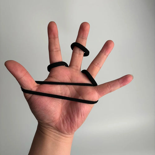 100-Pack Black Seamless Elastic Hair Ties for Women and Girls, No-Damage High Elastic Ponytail Bands