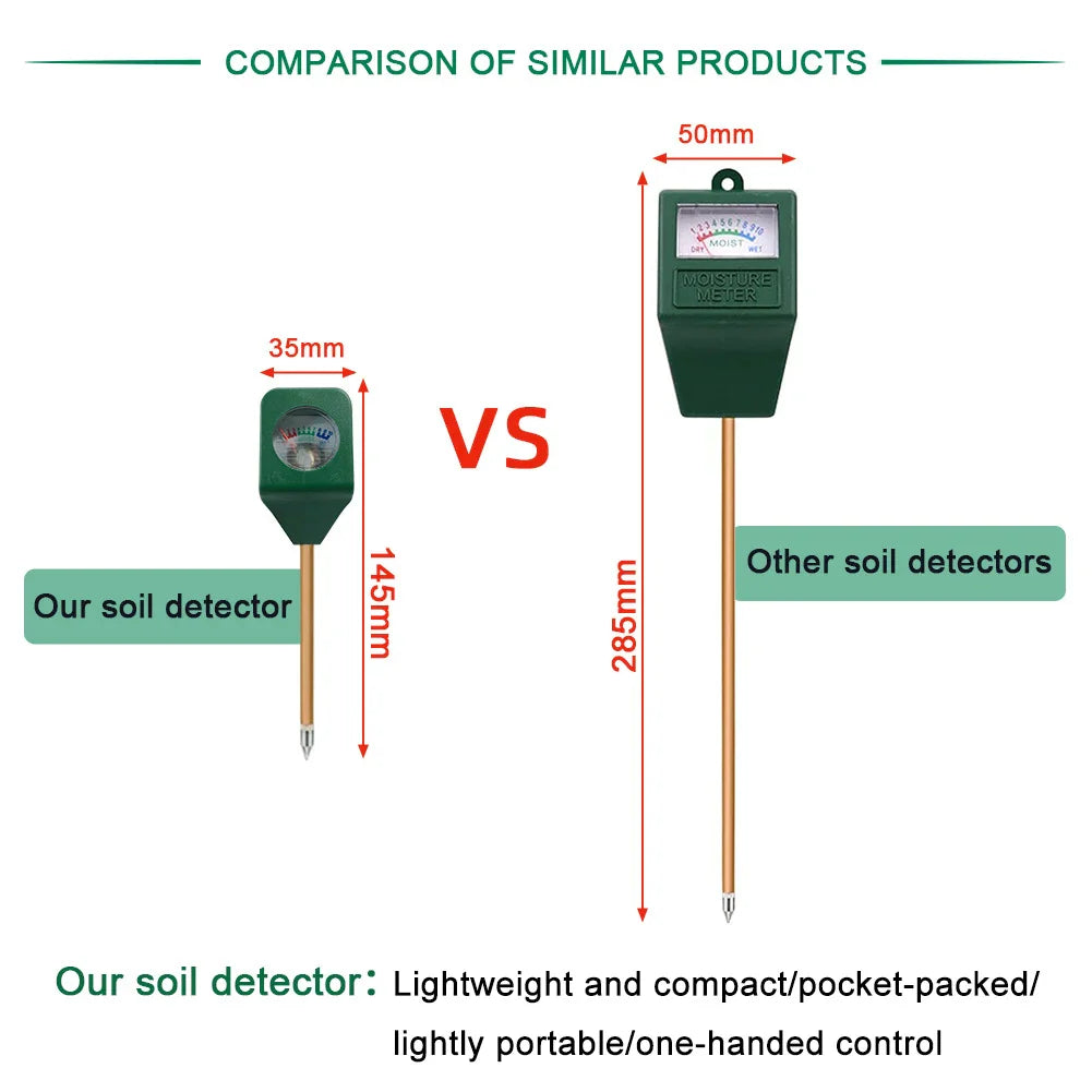 1-10 Pack Mini Soil Moisture Meter Portable Hygrometer Tester for Indoor Potted Plants & Garden