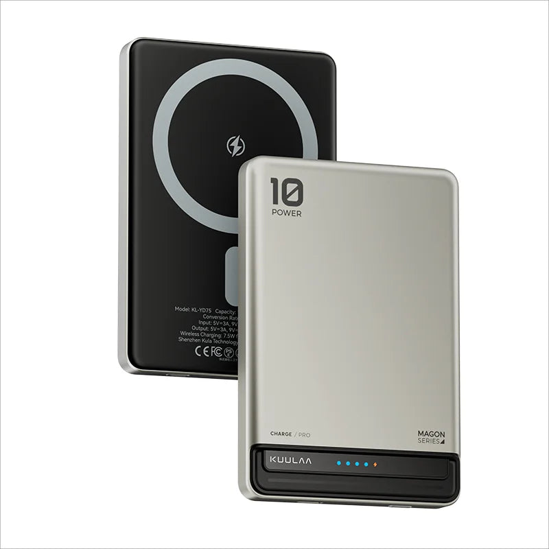 10000mAh Magnetic Wireless Power Bank 20W Fast Charge MagSafe-Compatible Portable Charger