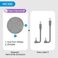 Magnetic MagSafe M.2 2230 NVMe SSD Enclosure — iPhone, MacBook & iPad