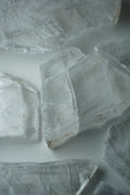 selenite | satin spar crystal slab | charging plate