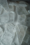 selenite | satin spar crystal slab | charging plate (mini)