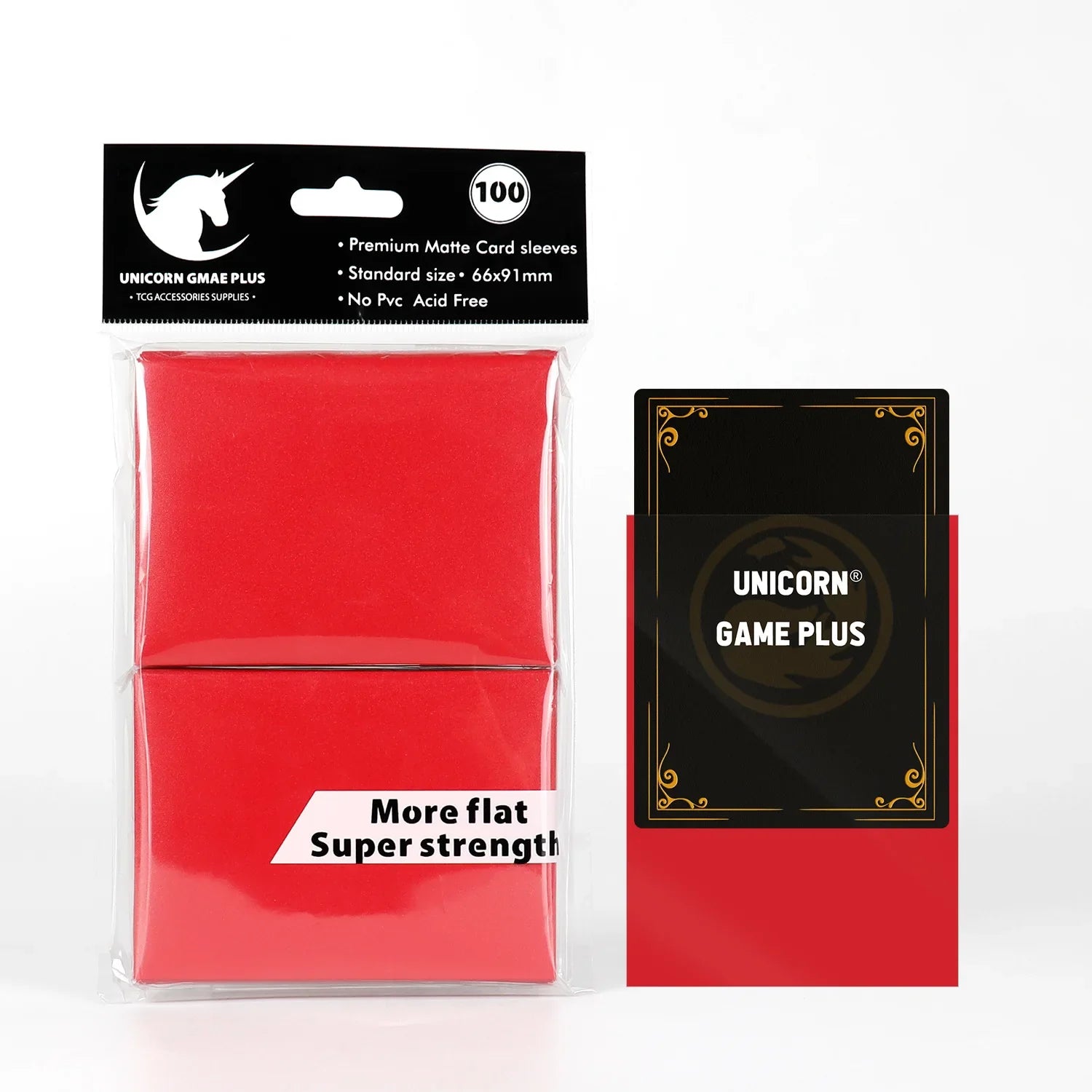 100-Pack Matte Card Sleeves 66 x 91 mm (2.6 x 3.6 in) – Standard TCG Trading Card Protectors for Tarot & Board Games
