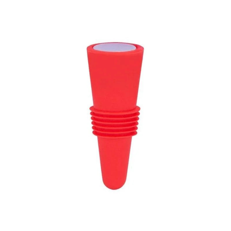 1-Pack Reusable Silicone Wine Bottle Stopper – Leak-Proof Champagne & Beverage Sealer