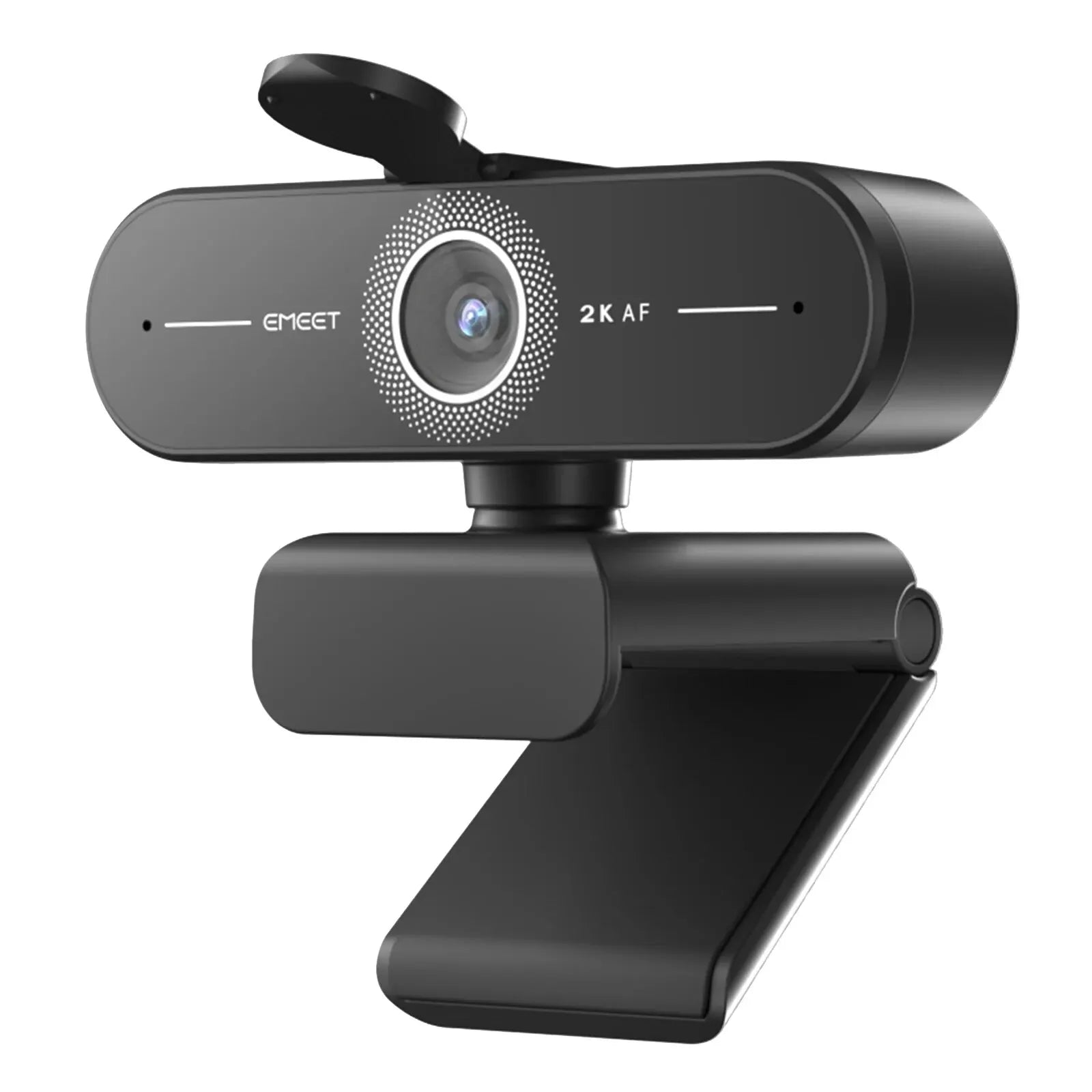 1080P Full HD Webcam with Autofocus & Dual Noise-Canceling Mics, Privacy Cover — USB Plug-and-Play, 73° FOV