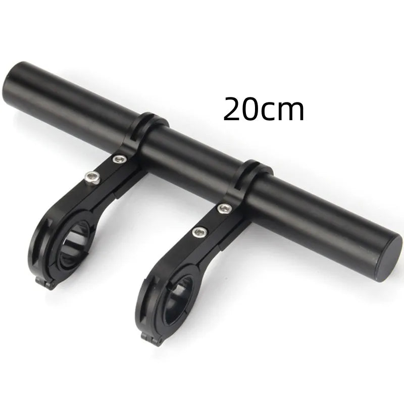 10/20/30cm Bicycle Handlebar Extended Bracket MTB Headlight Mount Extented Bar Road Mountain Bike Handlebar Extender Rack Parts